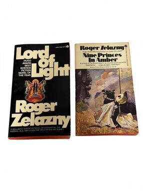 Roger Zelazny Lord of Light & Nine Princes in Amber Avon Paperback Lot